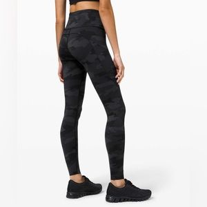 Lululemon Fast Free Tight II 25” Nulux Heritage 365 Camo Deep Coal 6